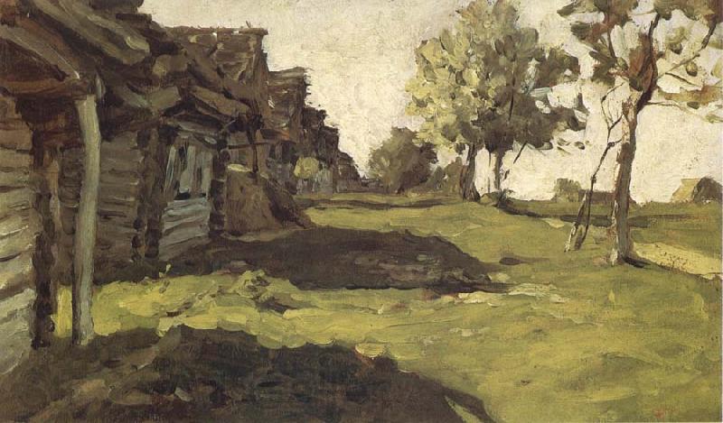 Levitan, Isaak Sunny day in the village